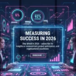 Call to action for an operations management newsletter offering insights on success measurement, project optimization, and organizational excellence